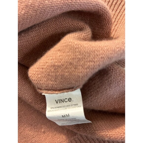 Vince Elbow 100% Cashmere Sweater Dusty Rose Size medium - Picture 7 of 7